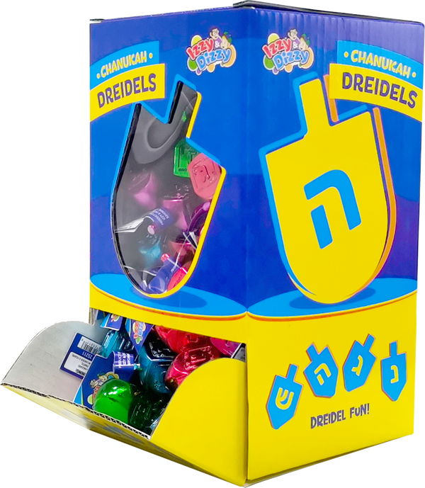 100 Multi Color Metallic Dreidels Medium — Judaica Square