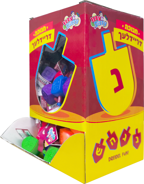 Assorted Color Dreidels Without English Wording - 100 Pack — Judaica Square