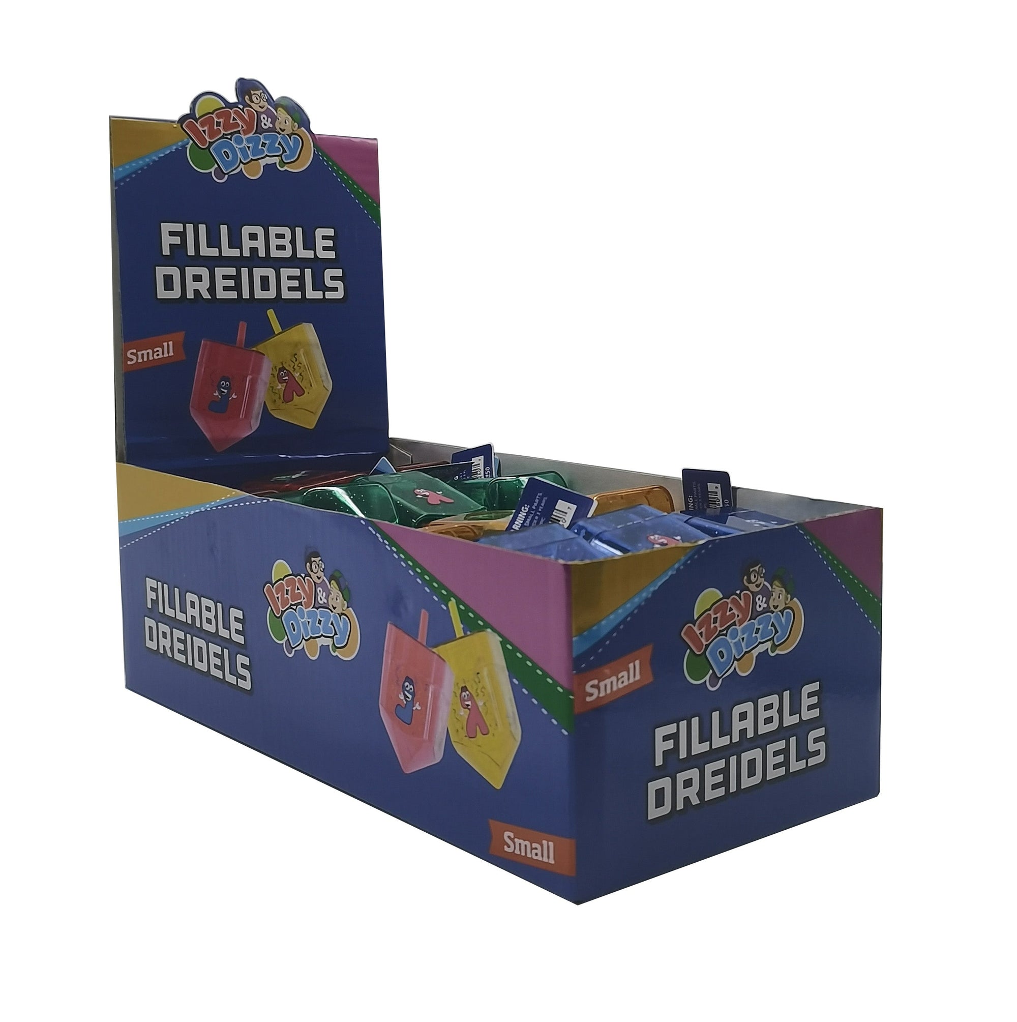 24 Fillable Dreidels Small — Judaica Square
