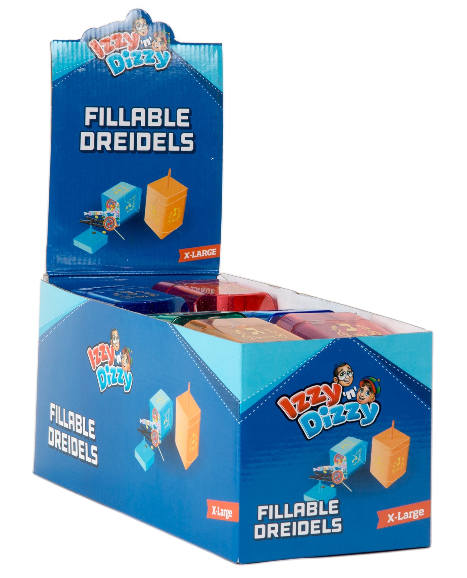 12 Fillable Dreidels X-Large — Judaica Square