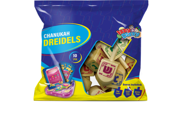 Izzy 'n' Dizzy Chanukah dreidels package