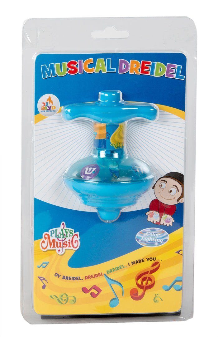Musical Dreidel — spinning dreidel with the four Hebrew letters | Judaica Square Lakewood