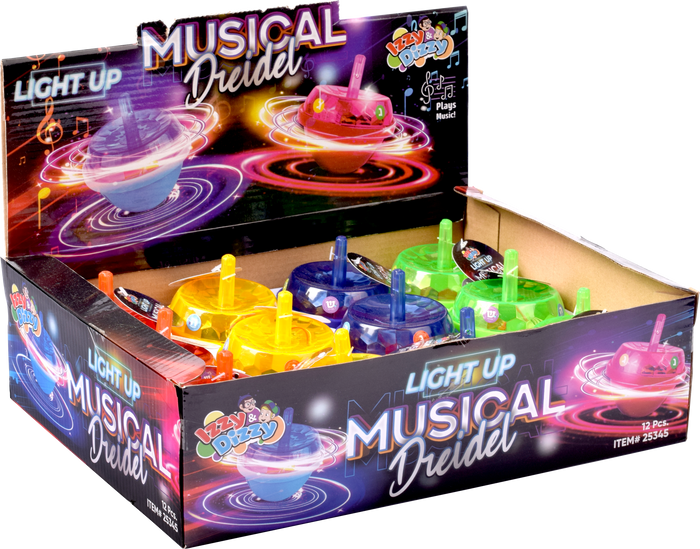 Musical Dreidel by Izzy 'n' Dizzy — colorful music-playing dreidel top | Judaica Square Lakewood