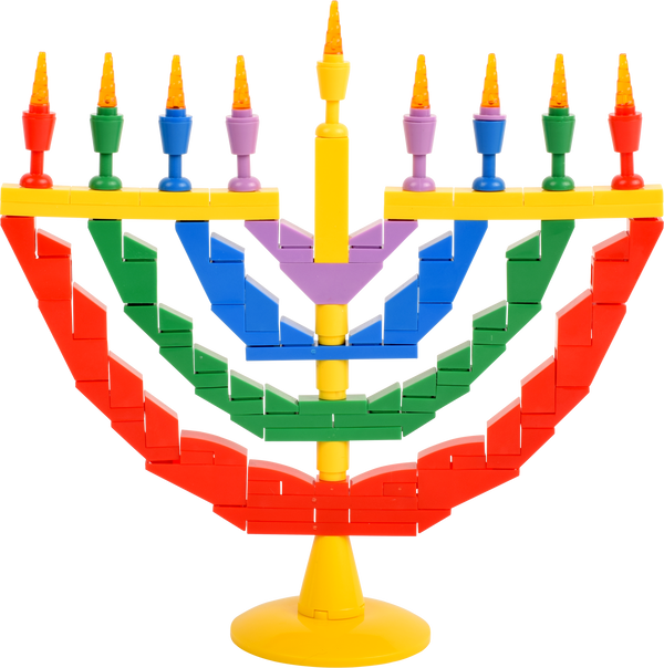 Bricks Menorah Set — Judaica Square
