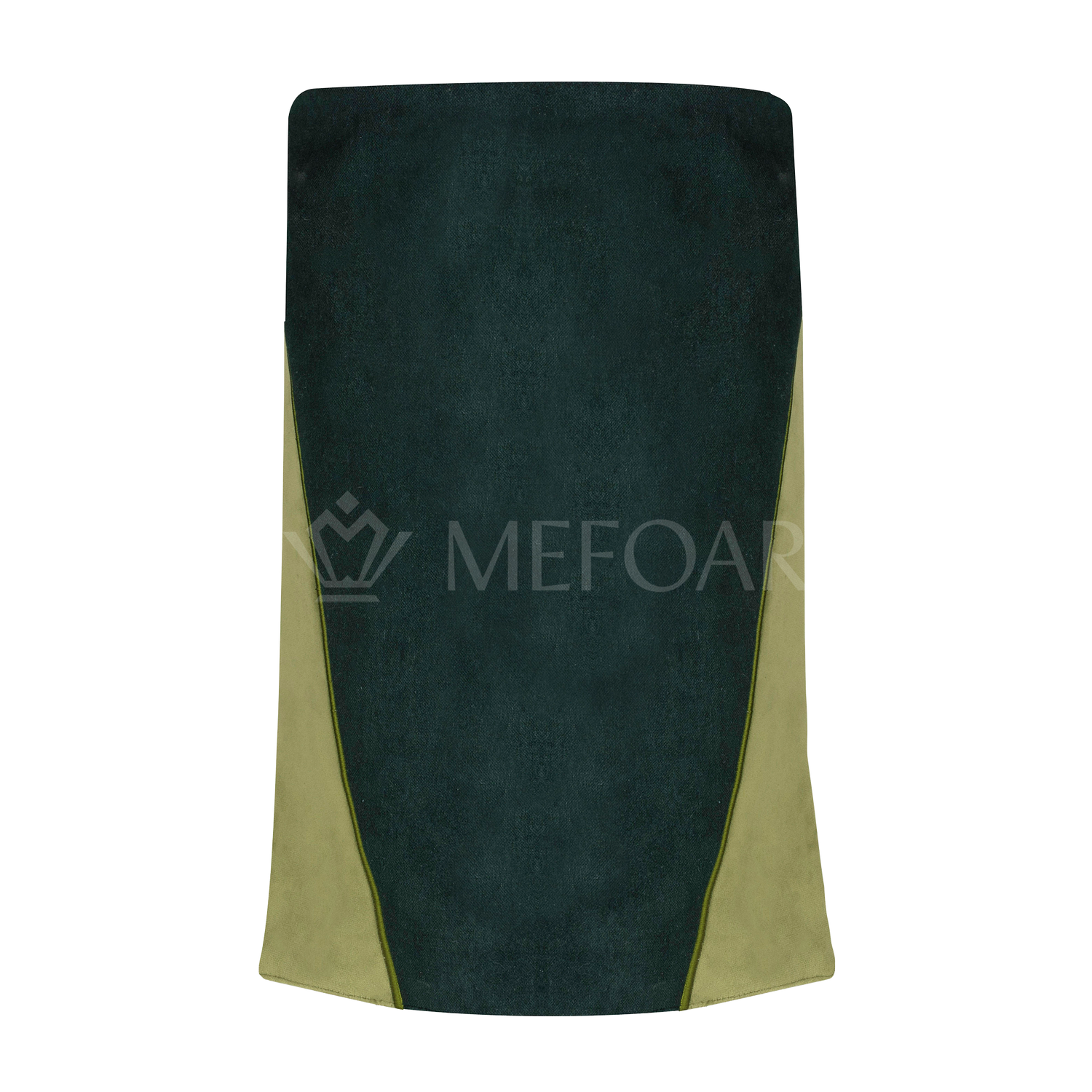 Leather Torah Mantle -style 342- Green - Image 2
