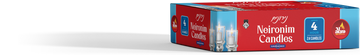 Ner Mitzvah 4-Hour Neironim — 24-count box of small candles | Judaica Square Lakewood