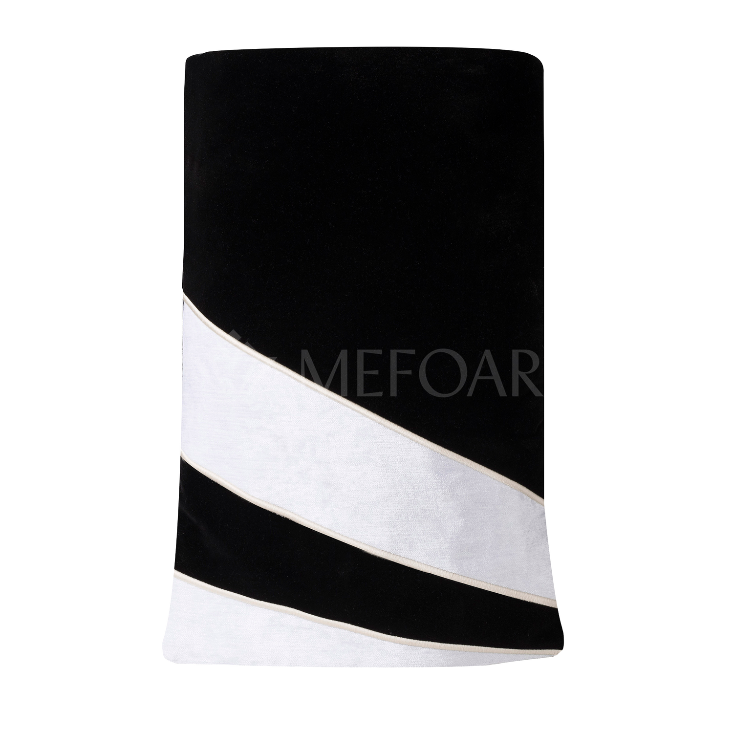 Velvet Torah Mantle -style 414- Black - Image 3