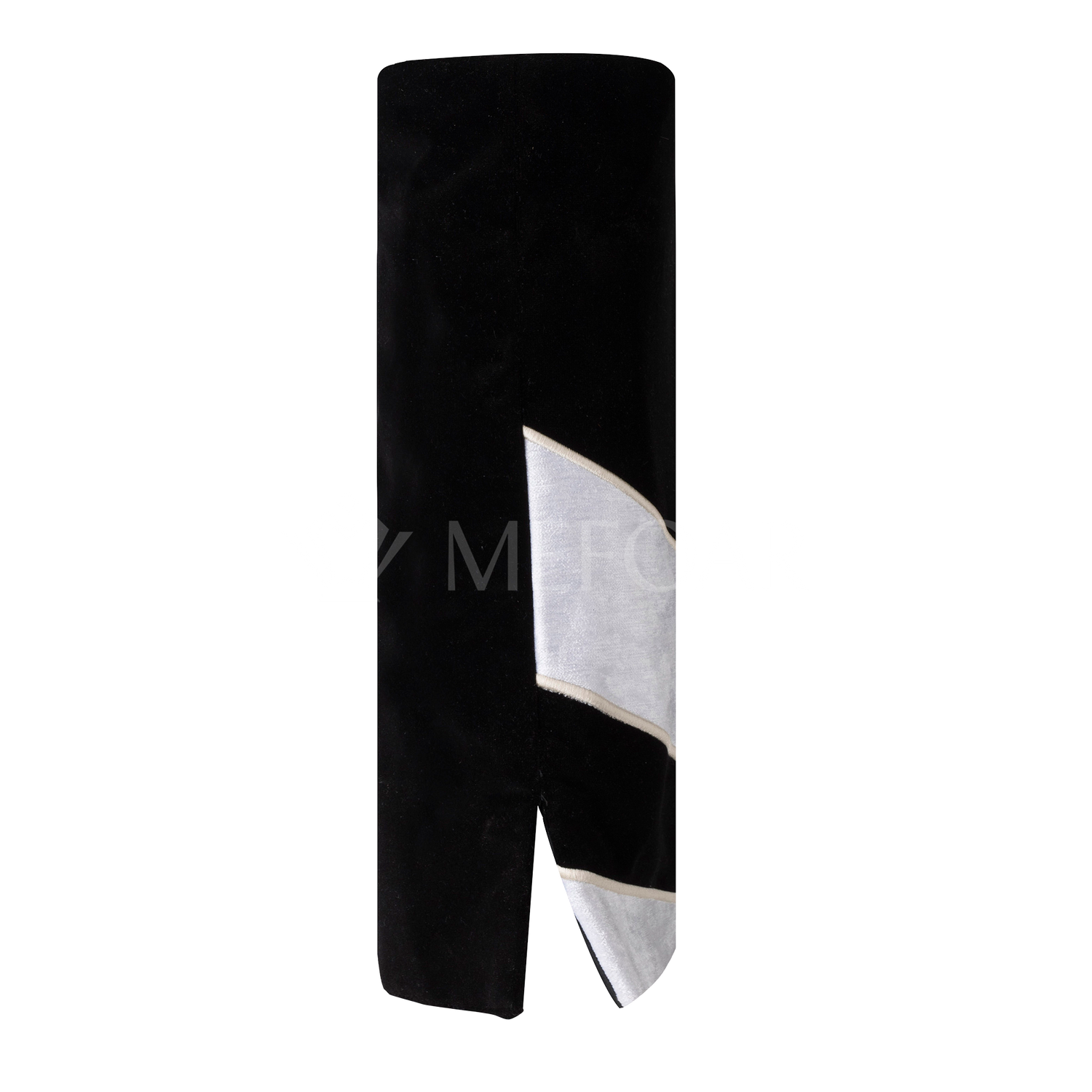Velvet Torah Mantle -style 414- Black - Image 4