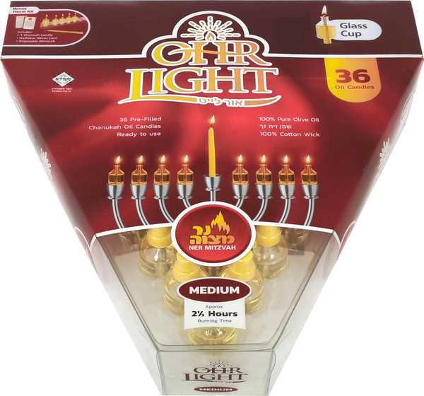 Ohr Light Medium 36 Pack — Judaica Square