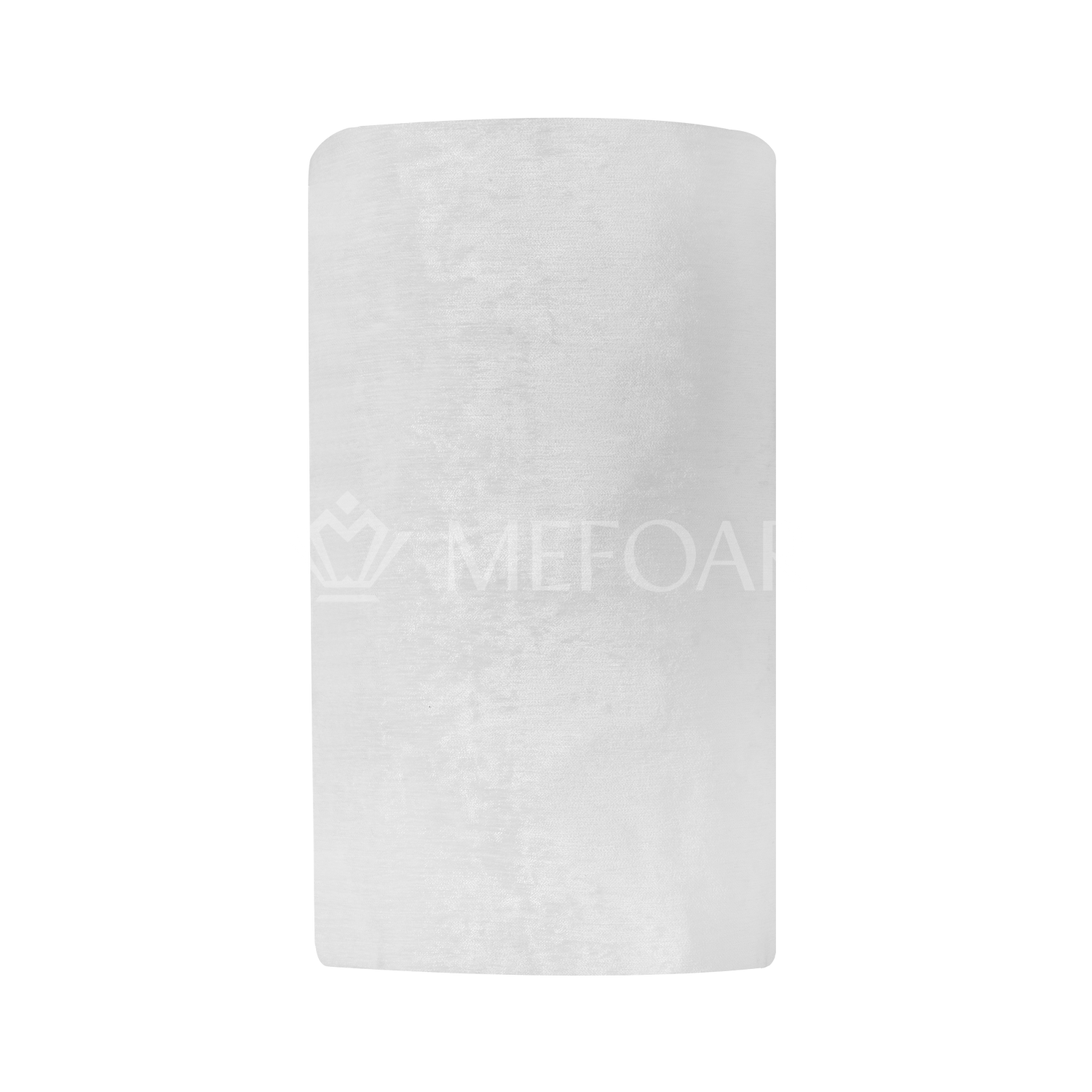 Leather & Velvet Torah Mantle - Style 323-White - Image 4