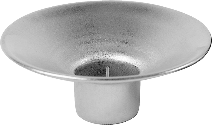 Medium Shamash Holder — small candle cup with center grip pin | Judaica Square Lakewood