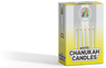 White Chanukah Candles 44-Pack — box of plain white half-hour menorah candles | Judaica Square Lakewood
