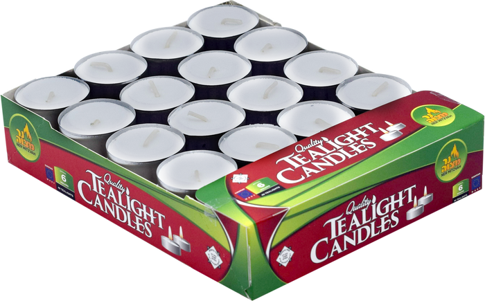 40 Pk. Tealights -6 Hour — Judaica Square