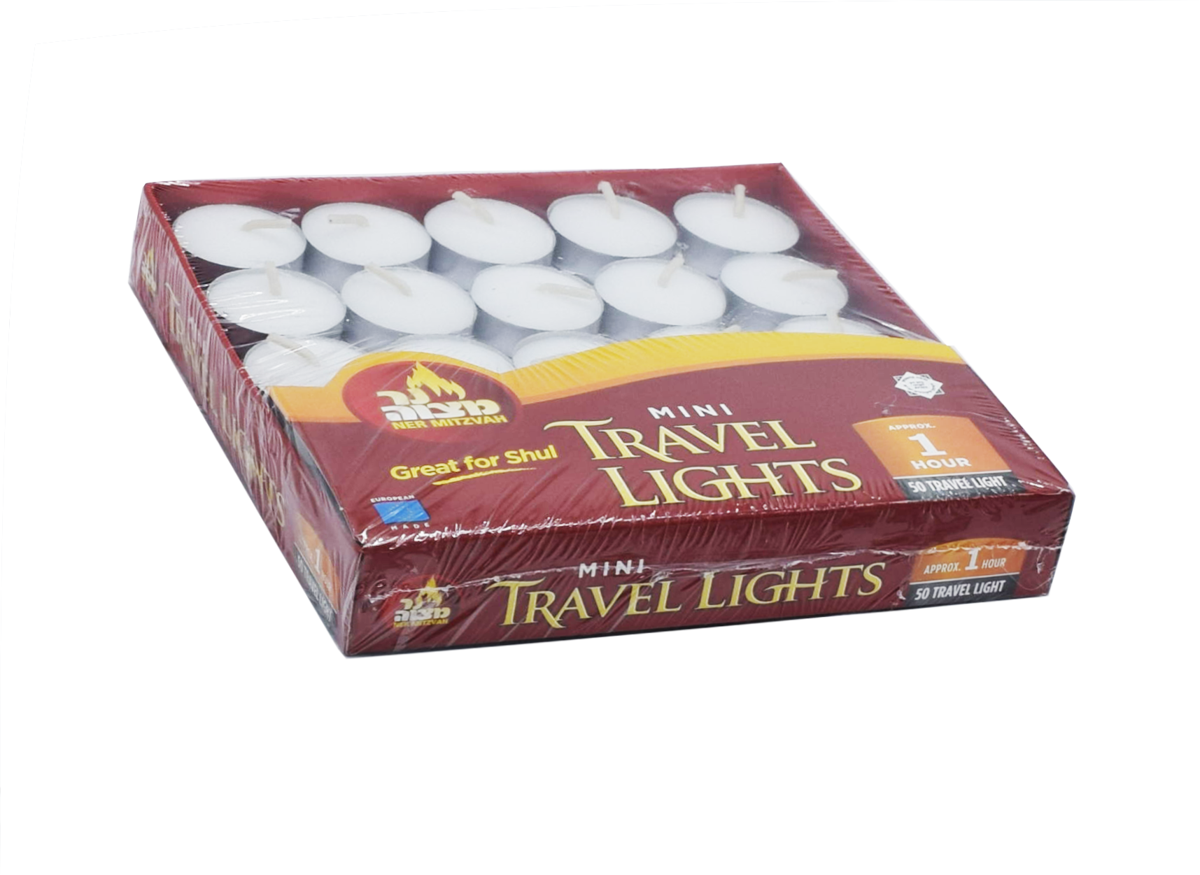 Mini Tealight Candles 50pk. — Judaica Square