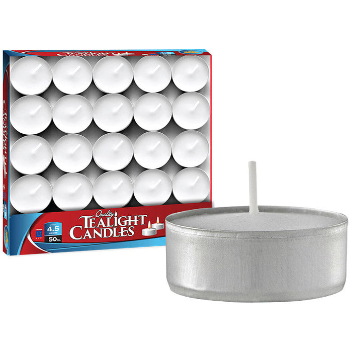 European Travel Candles, 50-Pack — box of fifty small 4.5-hour travel candles | Judaica Square Lakewood
