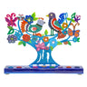 Laser Cut Handpainted Chanukah Menorah (EM-HAY)