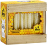 White Honeycomb Chanukah Candles — 45 hand-rolled white beeswax candles | Judaica Square Lakewood