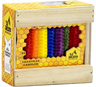 Multi-Colored Honeycomb Chanukah Candles — 45 hand-rolled beeswax candles in mixed colours | Judaica Square Lakewood
