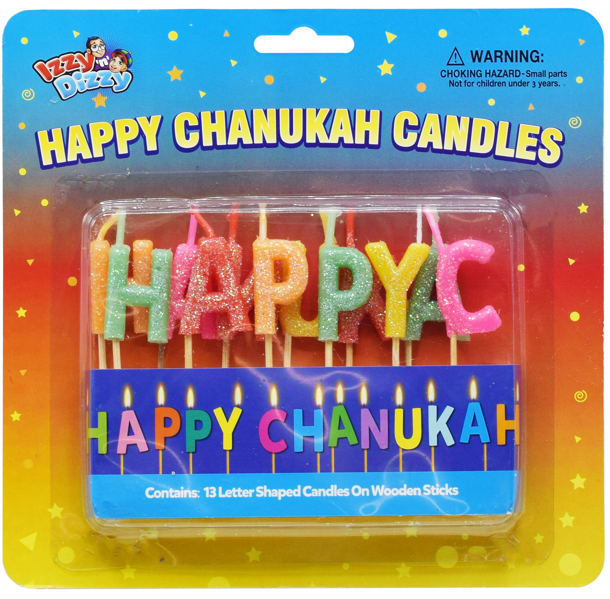 Happy Chanukah Candles — Judaica Square