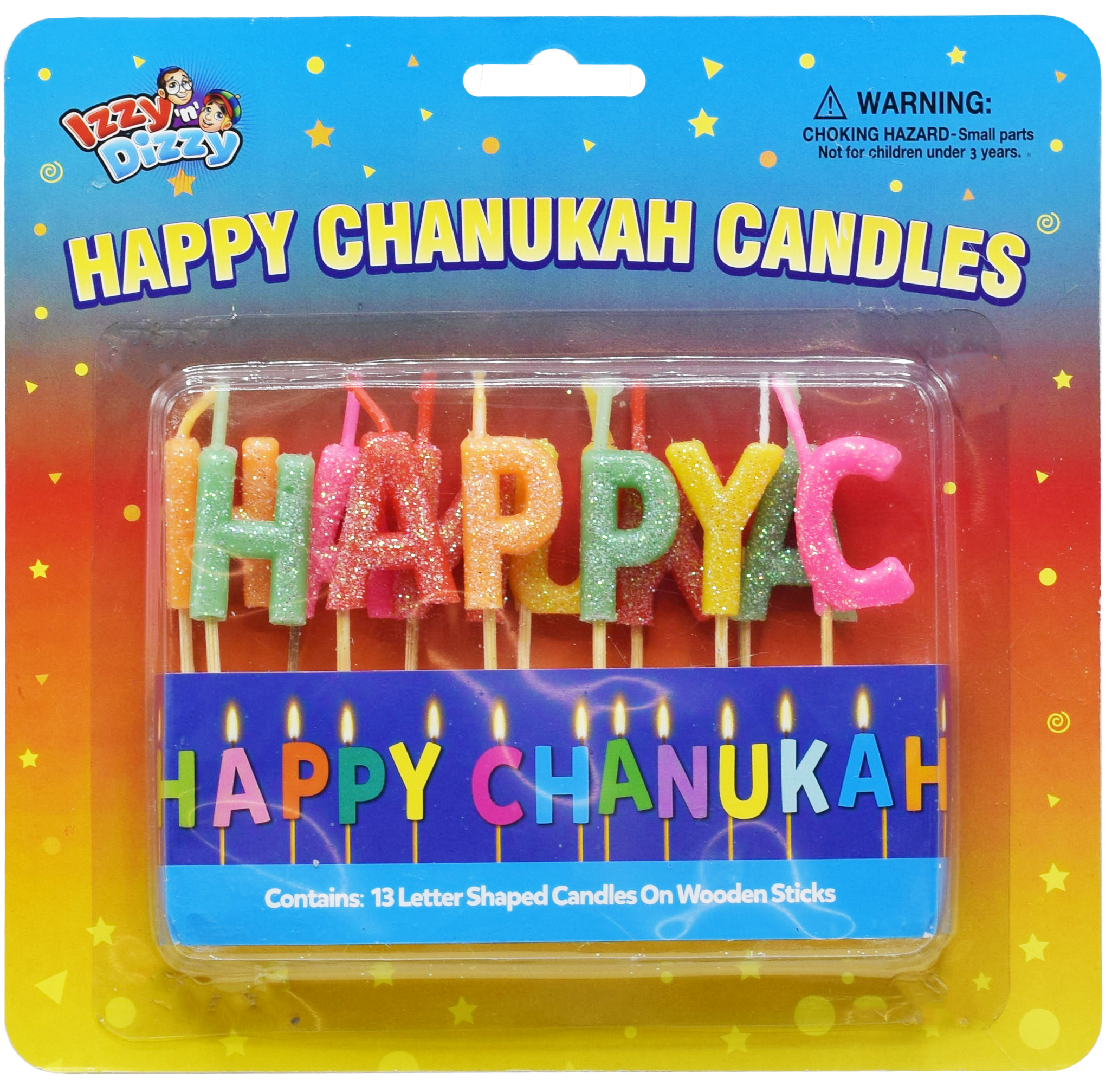 Happy Chanukah Candles — Judaica Square