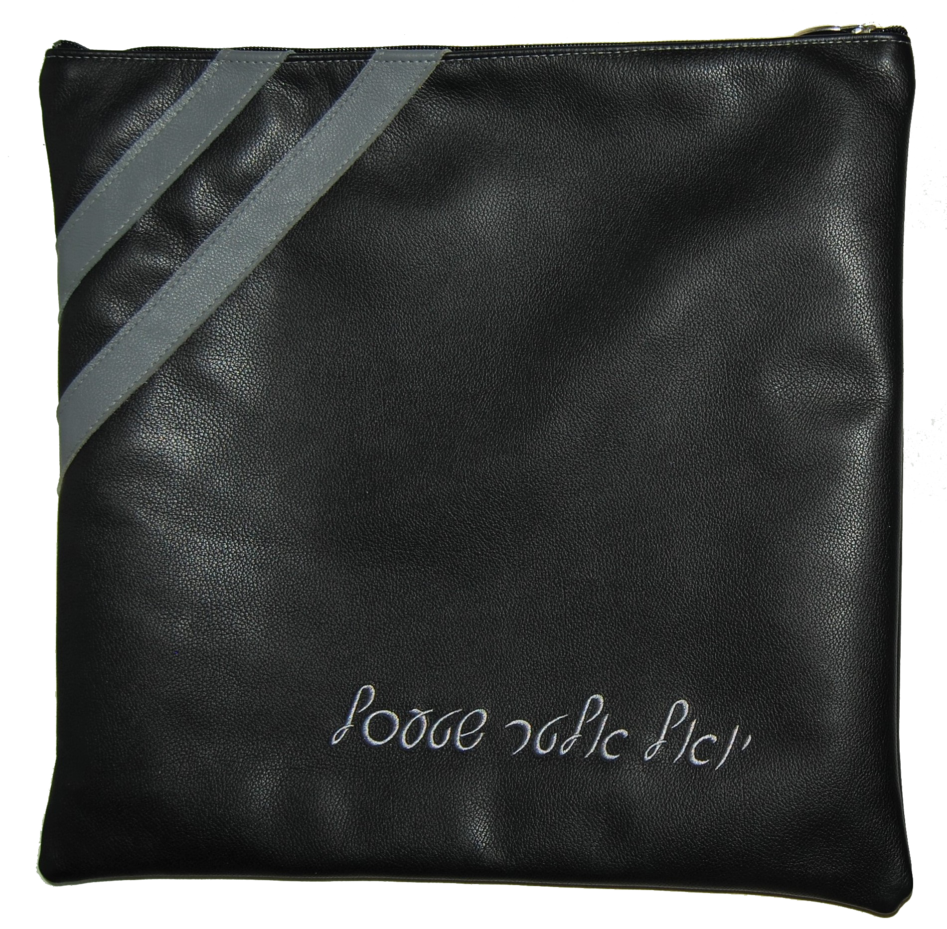 Prestige Contemporary Leather Tallit & Tefillin Bag (285C-BK2)
