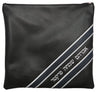 Prestige Leather Tallit & Tefillin Bag — Crown Design, Contemporary Collection (285C-BK)