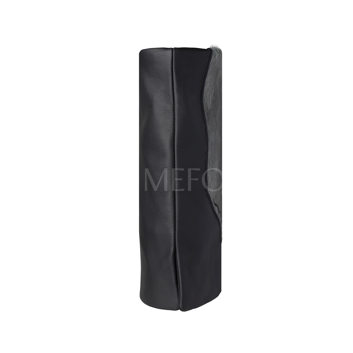Leather & Fur Torah Mantle - Style 380-Grey - Image 4