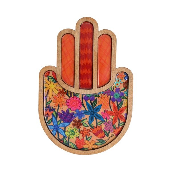 Large Wood Hamsa
