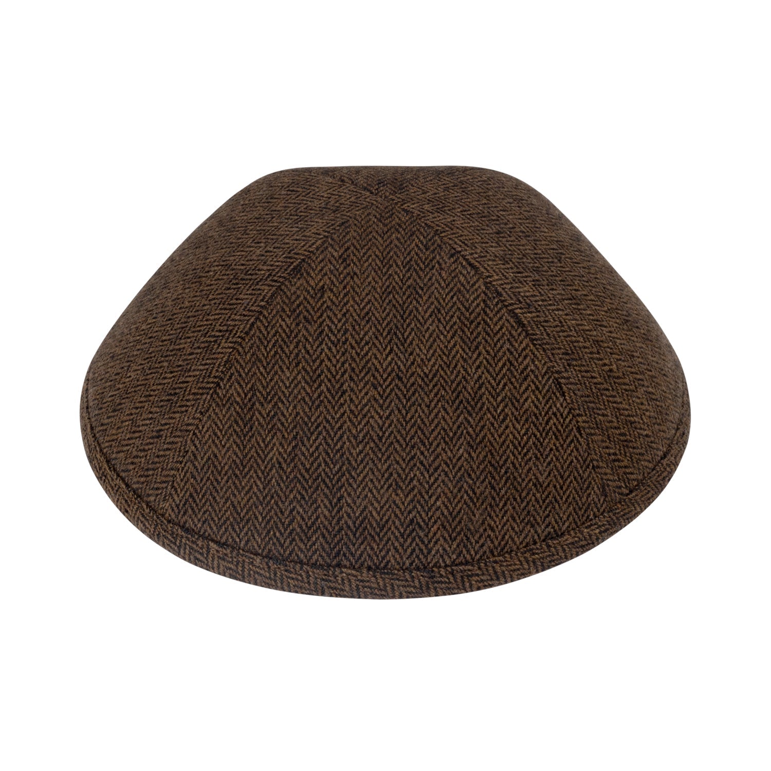 Brown Wool Kippah - iKippah by Judaica Square