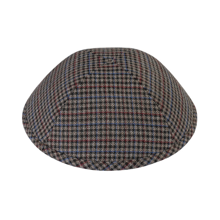 Multicolor Check Kippah – Tweed Plaid Yarmulke