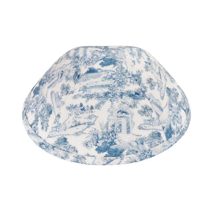 Blue Cotton Kippah for Boys - iKippah by Judaica Square