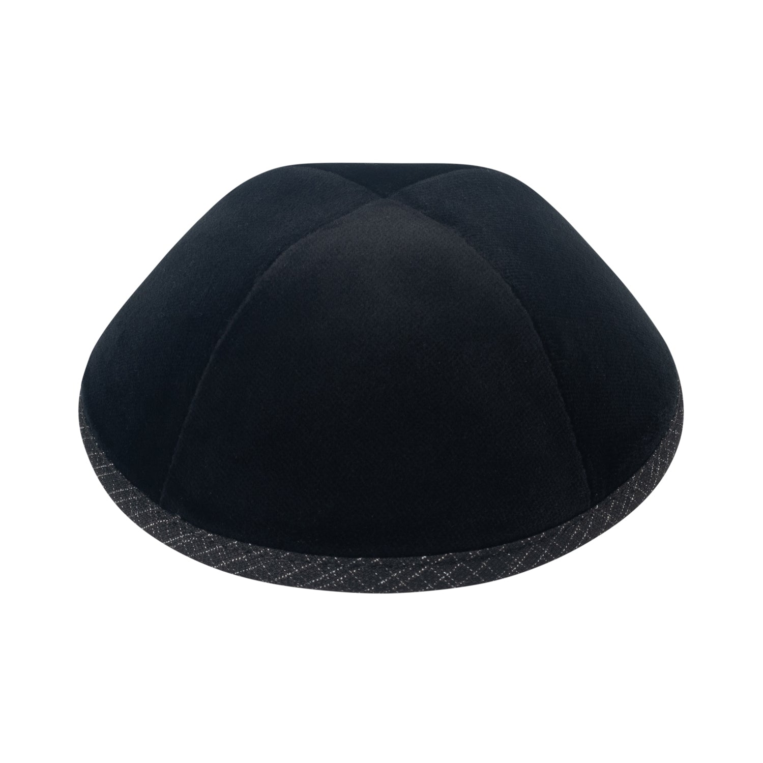 Black Velvet Kippah for Bar Mitzvah - iKippah by Judaica Square