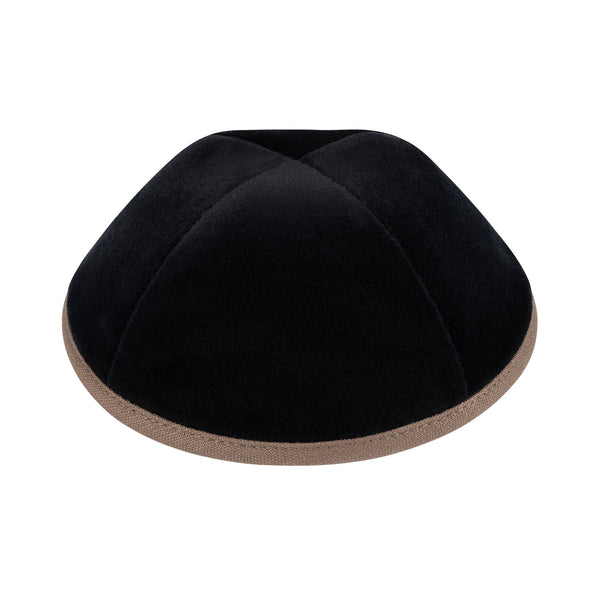 Black Velvet Kippah for Bar Mitzvah - iKippah by Judaica Square
