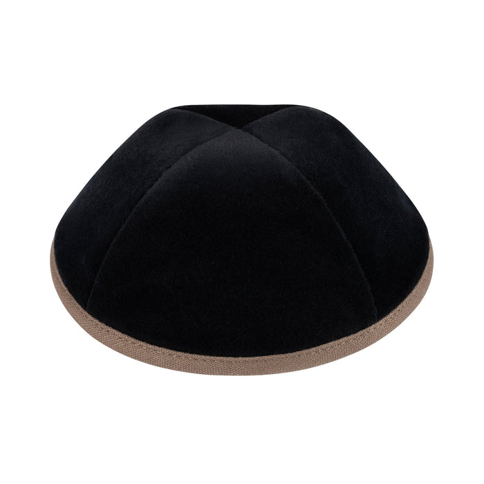 Black Velvet Kippah for Bar Mitzvah - iKippah by Judaica Square