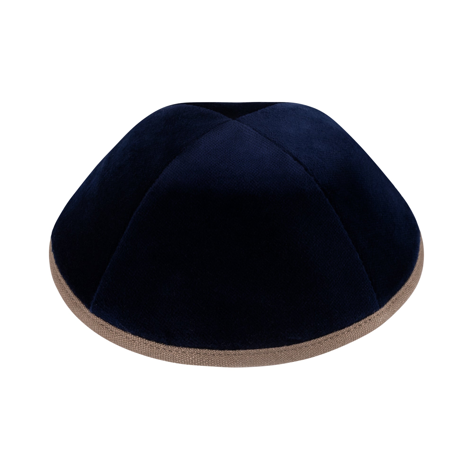 Navy Velvet Kippah for Bar Mitzvah - iKippah by Judaica Square