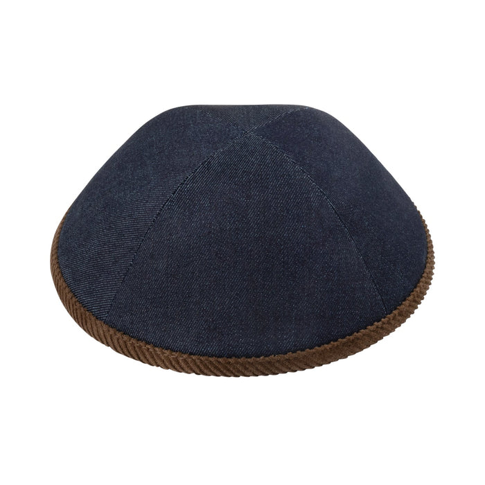 Navy Denim Kippah for Boys - iKippah by Judaica Square