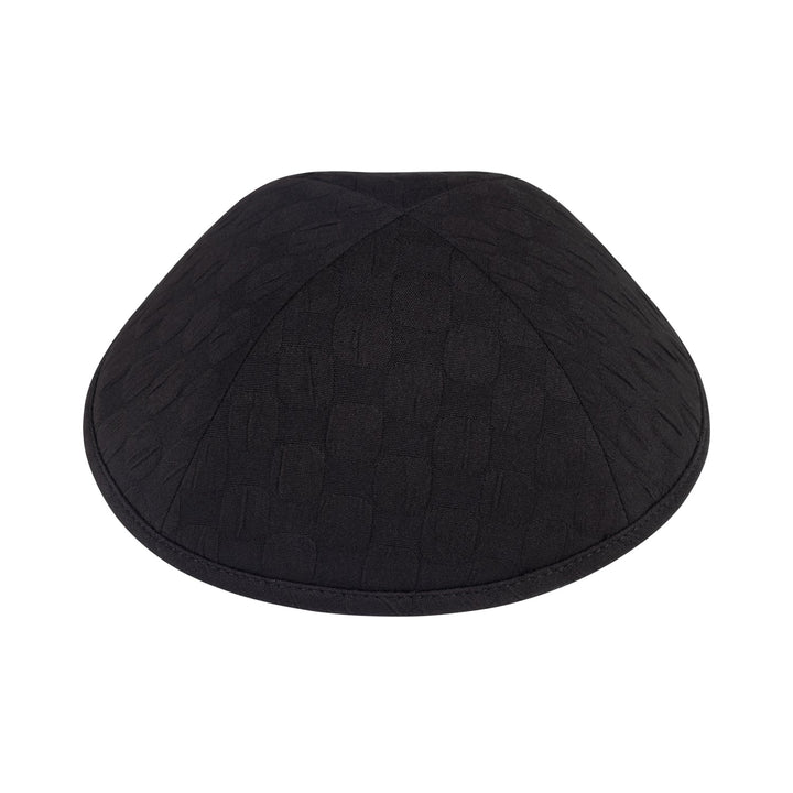 Splotch Black Cotton Yarmulke / Kippah