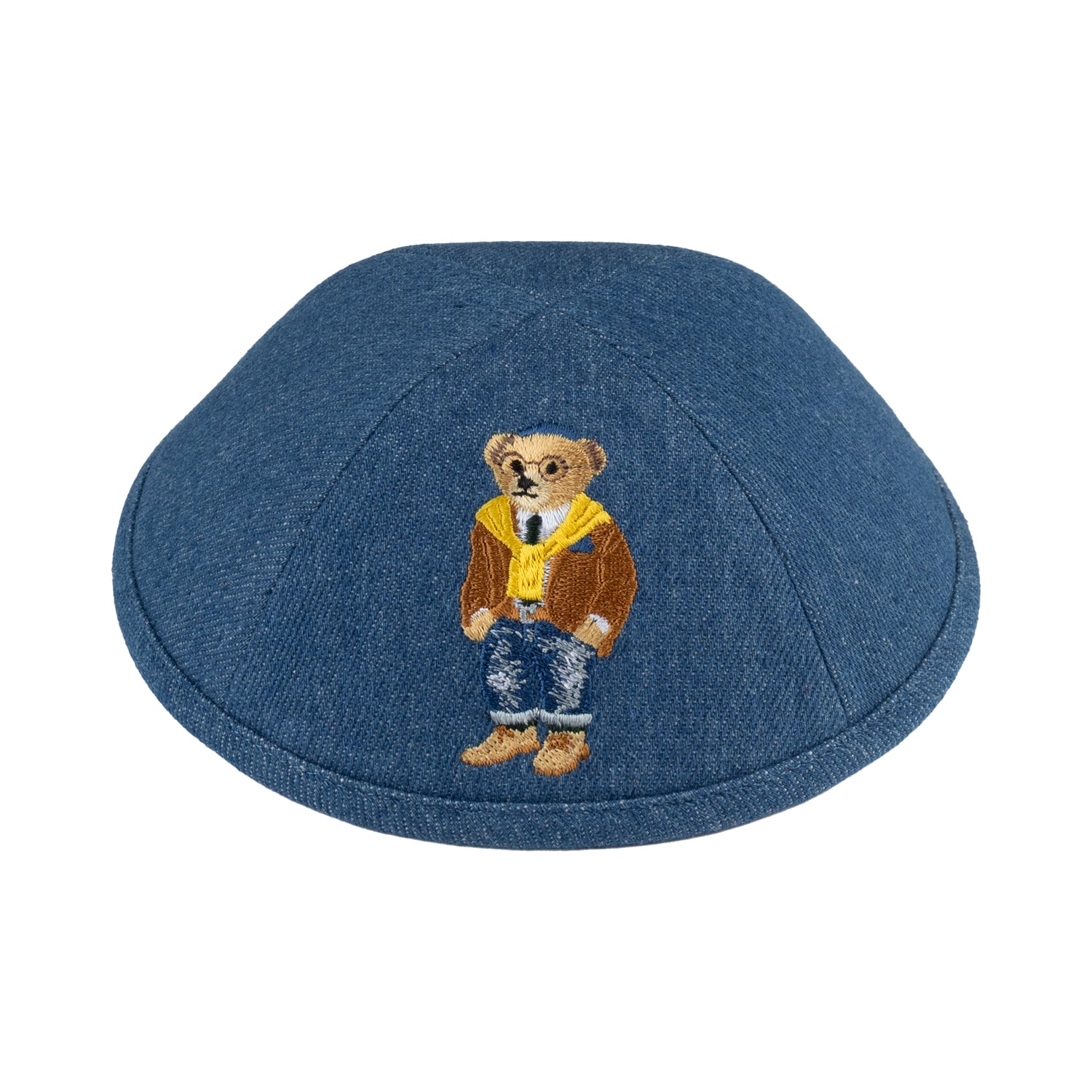 Denim Kippah for Upsherin - iKippah by Judaica Square