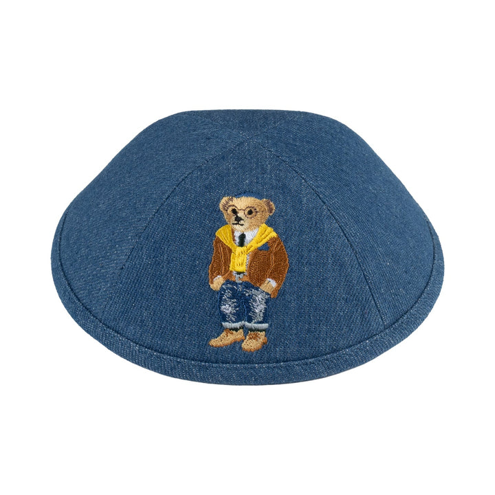 Plaid Bear Kippah / Yarmulke