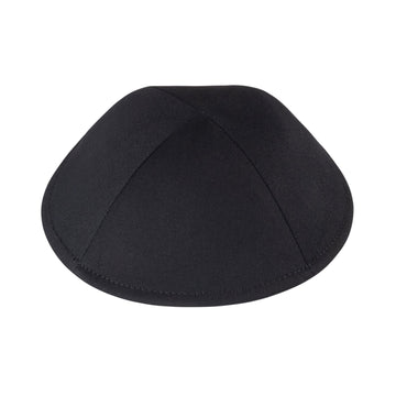 Rimless Kippah – Black Cotton Yarmulke
