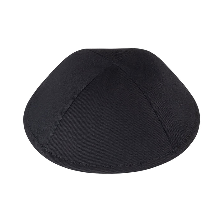 Rimless Kippah – Black Cotton Yarmulke