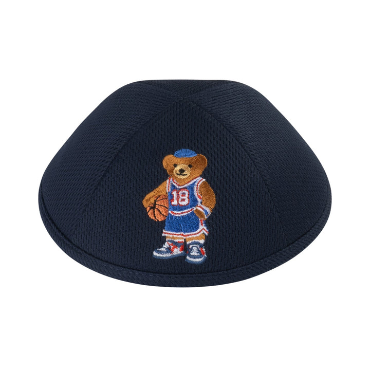 Basketball Dov Bear Mesh Yarmulke / Kippah