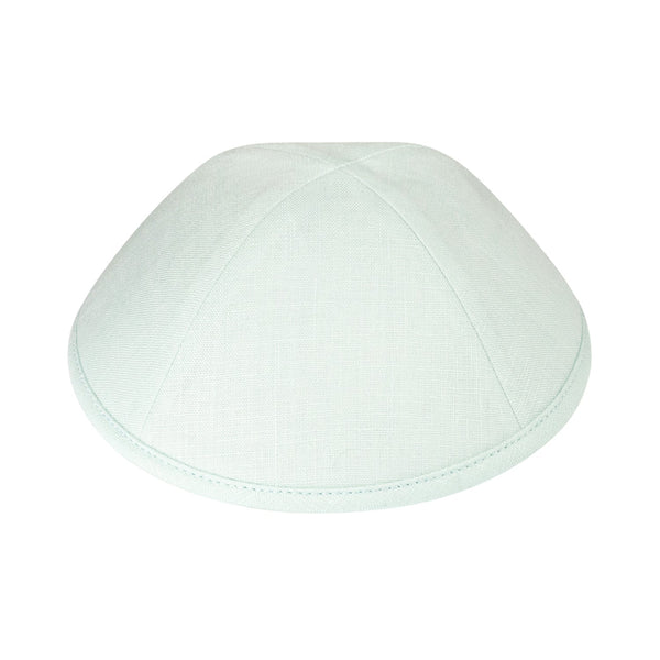 Mint Linen Kippah - iKippah by Judaica Square
