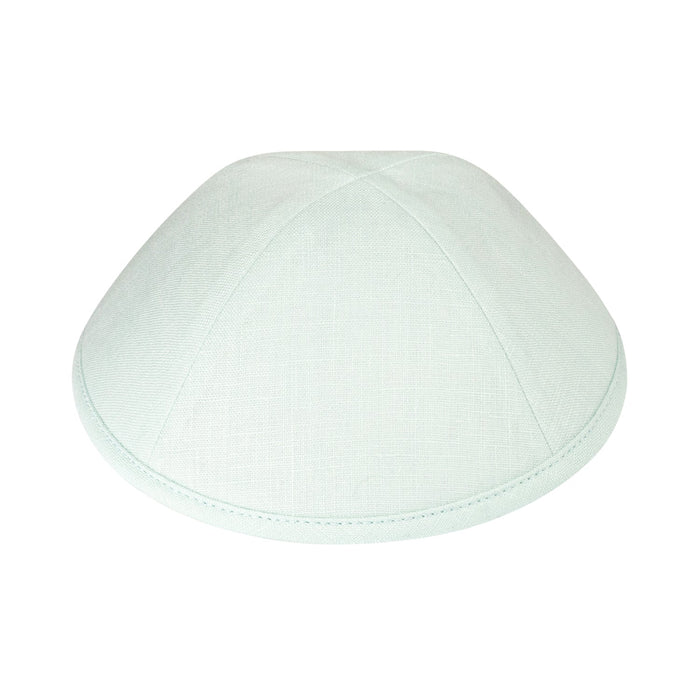 Mint Linen Kippah - iKippah by Judaica Square