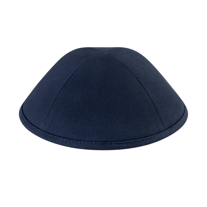 Dark Navy Linen Kippah / Yarmulke