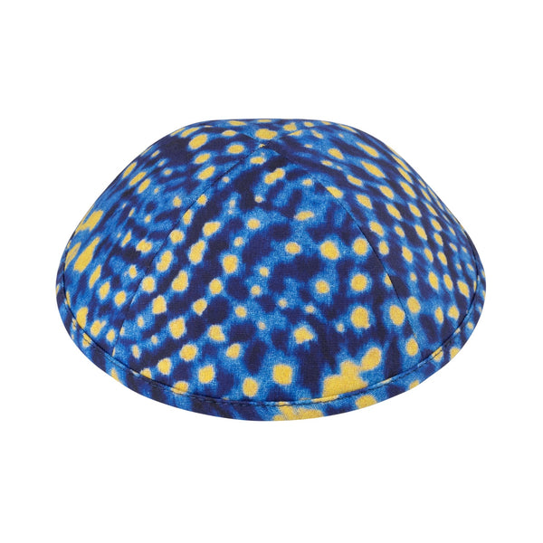 Yellow Cotton Kippah for Boys - iKippah by Judaica Square