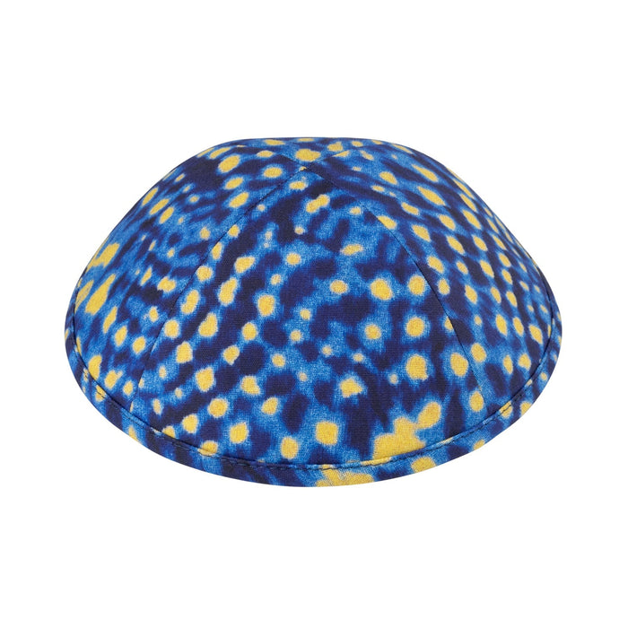 Yellow Cotton Kippah for Boys - iKippah by Judaica Square