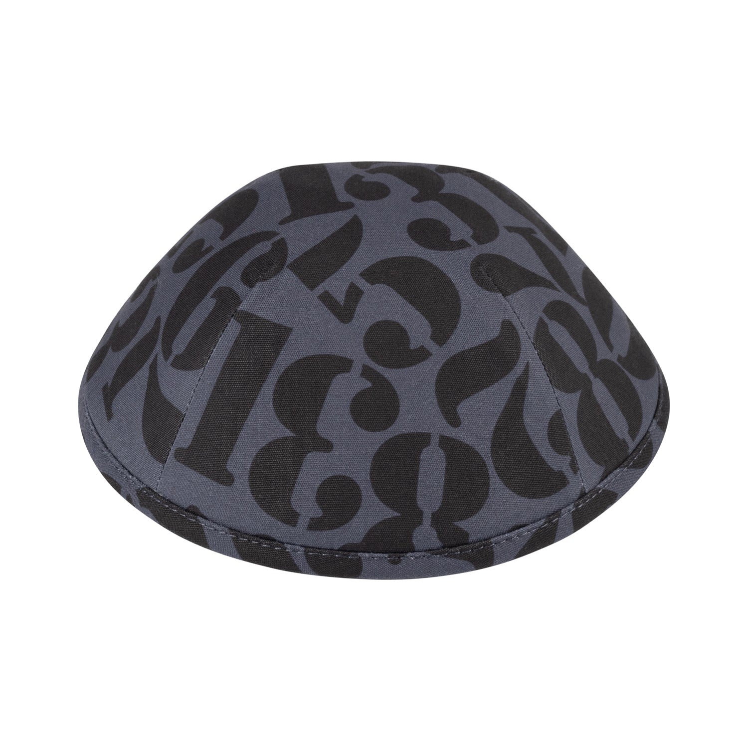 Gray Cotton Kippah for Boys - iKippah by Judaica Square