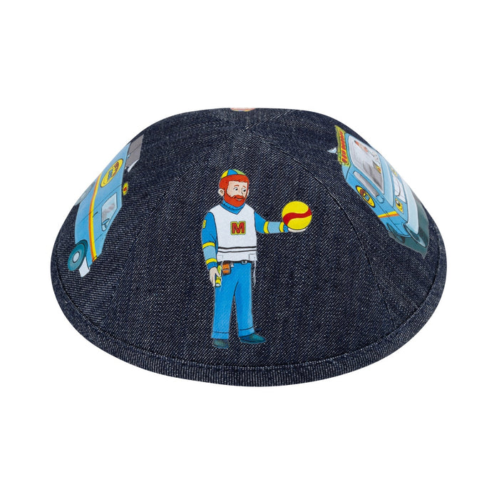 Denim Kippah for Boys - iKippah by Judaica Square