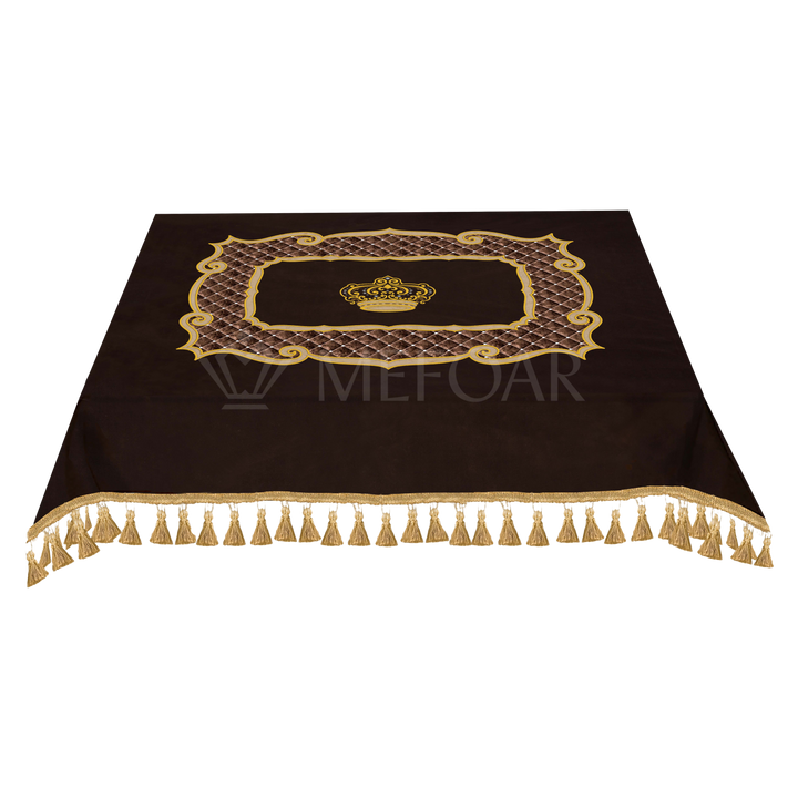 Velvet Bimah Cover Crown - Style #1706 - brown
